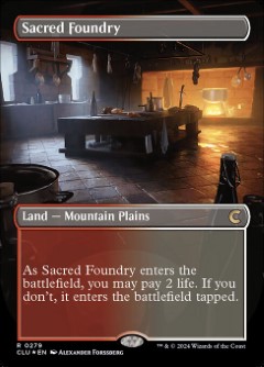 Sacred Foundry Ravnica- Clue Edition Bordless